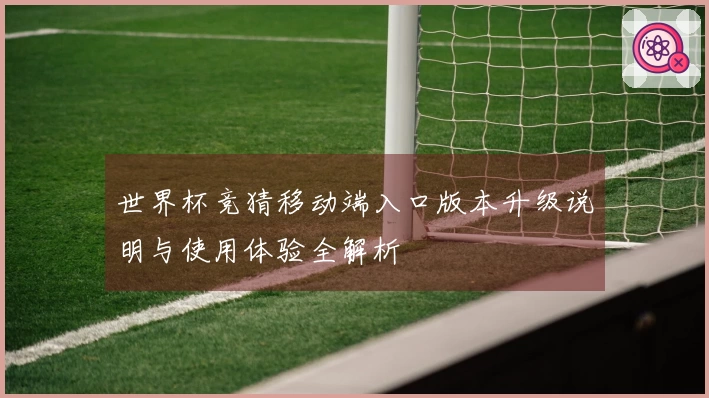 世界杯竞猜移动端入口版本升级说明与使用体验全解析