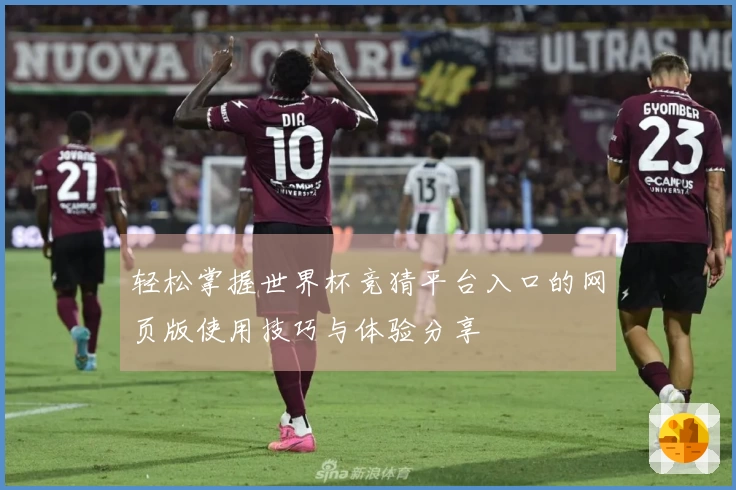 轻松掌握世界杯竞猜平台入口的网页版使用技巧与体验分享